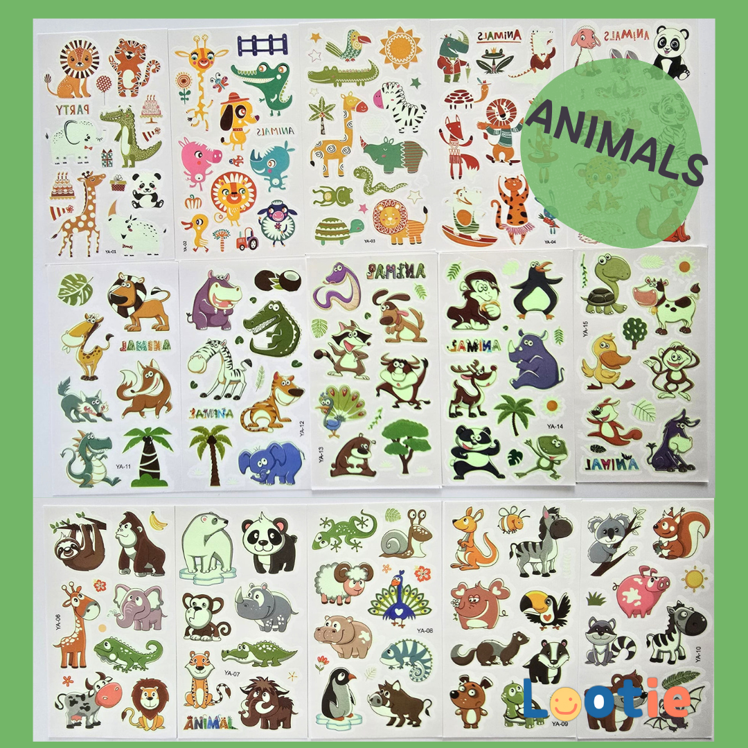 Kid's Tattoo Sheet (1 Sheet)